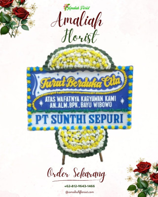 Papan Bunga Duka di Cipinang Besar Utara